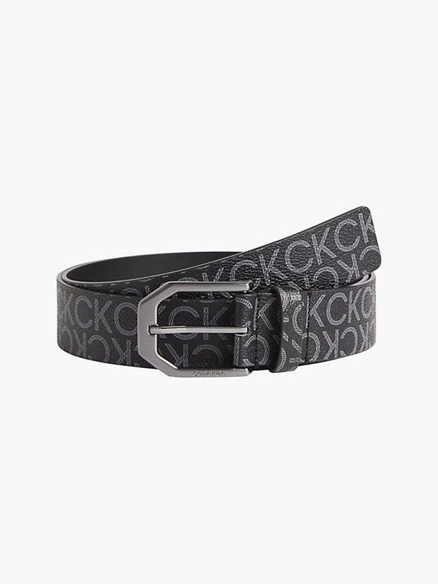 Calvin Klein USA Recycled Logo Mens Belt Black 1203598-NF